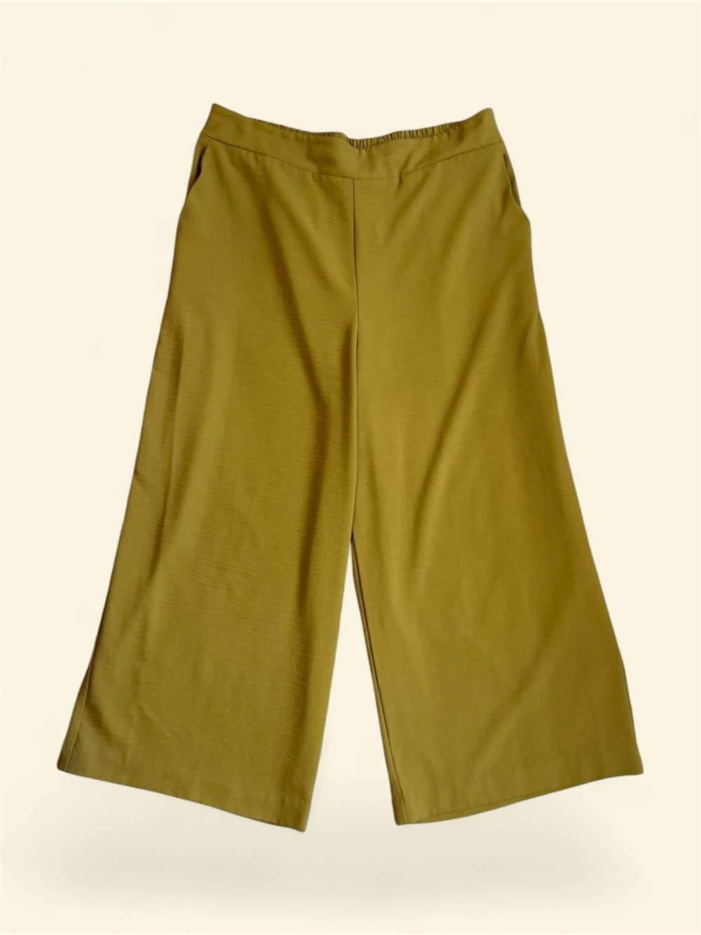 Nine West Olive Green Crop Wide Leg Pants